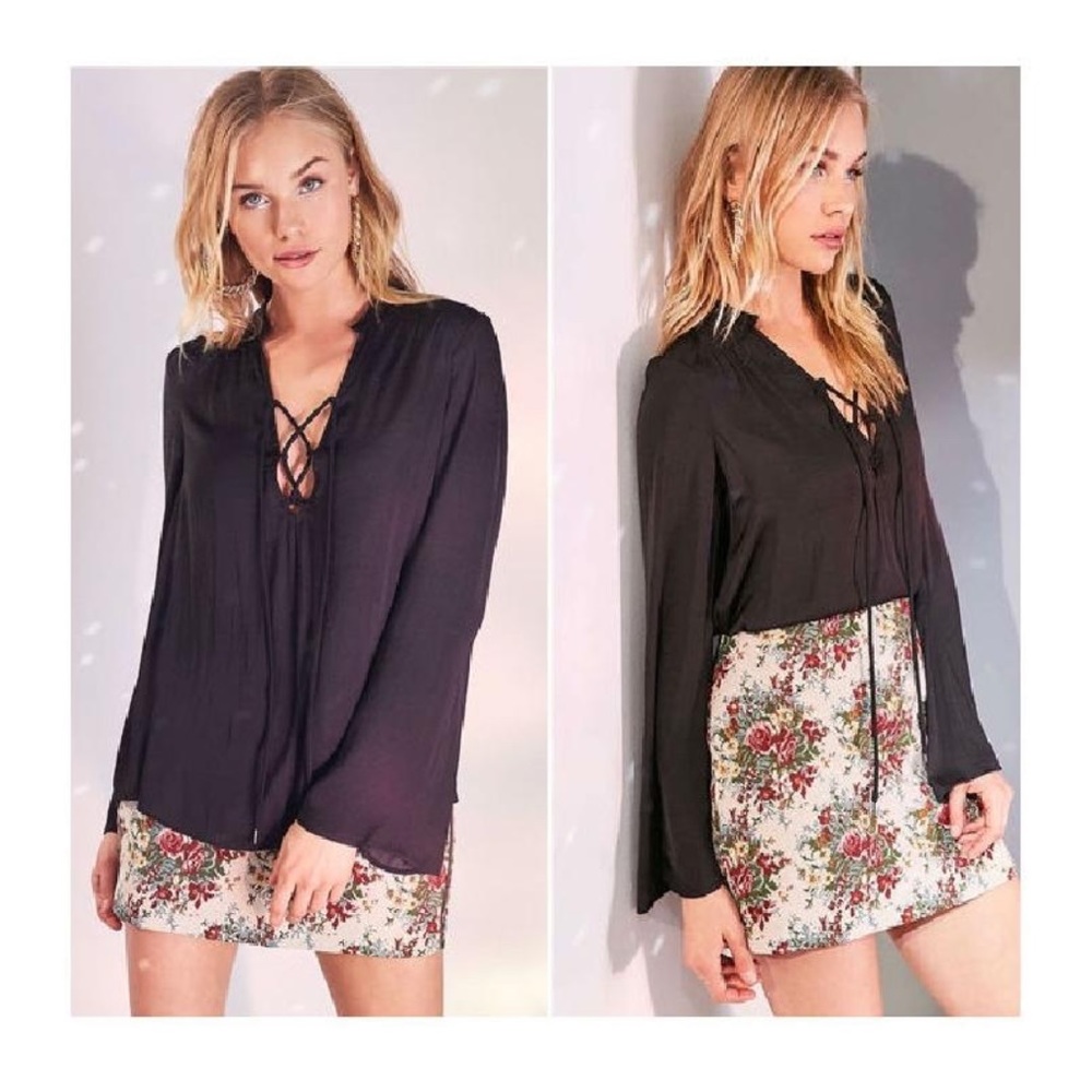 Urban Outfitters Bell Sleeve Top